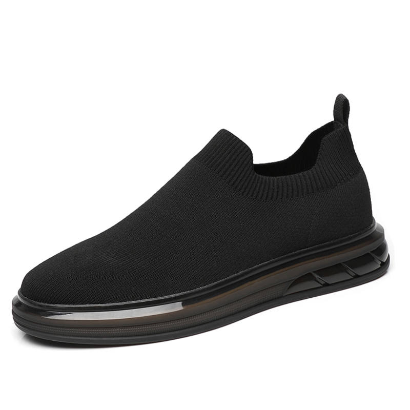 SENJIALUO Fabric Low top Casual Shoes Men's Black