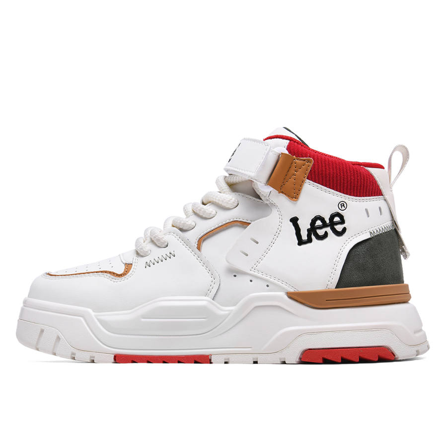 Lee Lee Preppy Style Fashion Patchwork Synthetic Leather, Split Cow Leather