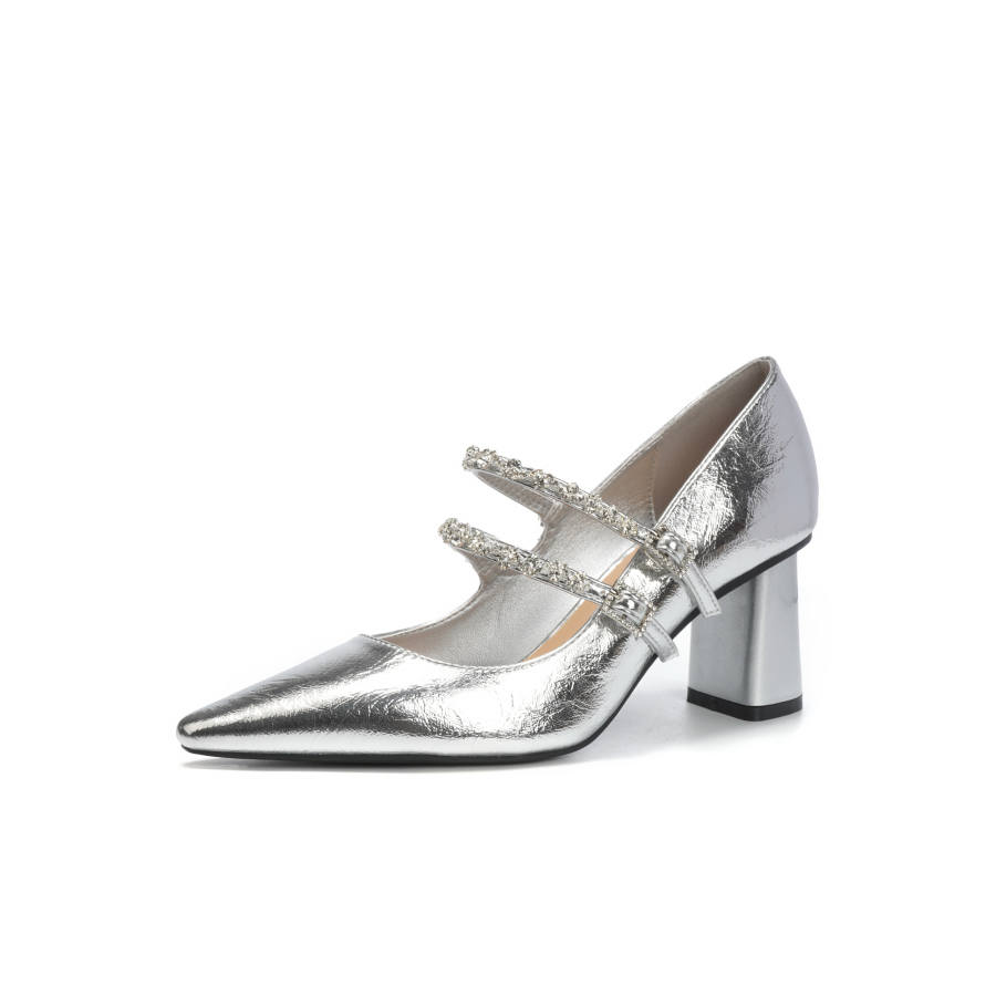 Beijiani Microfiber Leather Mary Jane Shoes Women's