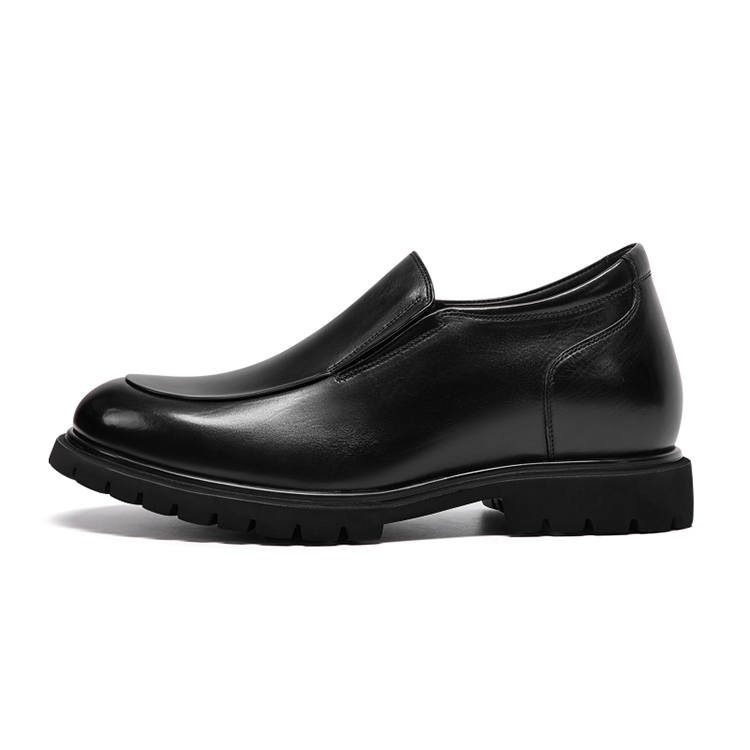 He Jinchang Cow Leather Casual Shoes Men's Jazz Black