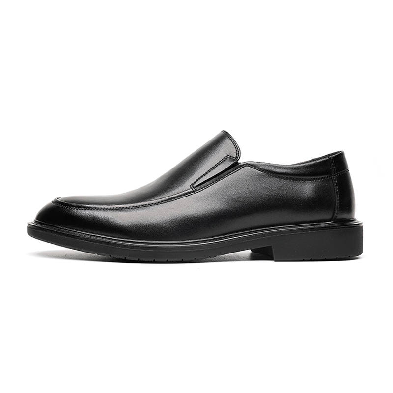 SHUPATE Microfiber Leather Dress Shoes Men's Black