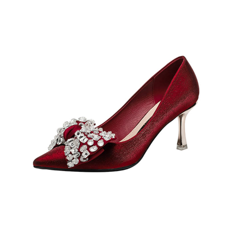 Bamiti Slim Heel High Heels 5CM Women's