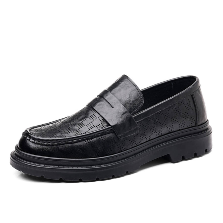 POPULAR ROUSE PR Cow Split Leather Casual Shoes Men's