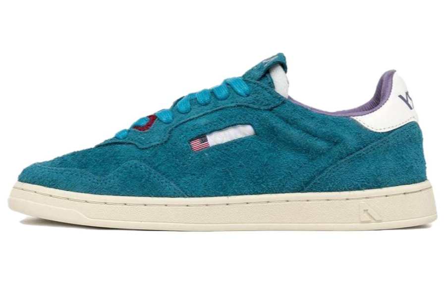 AUTRY New Flat Low Suede 'Zafiro And White Alyssum' Women's
