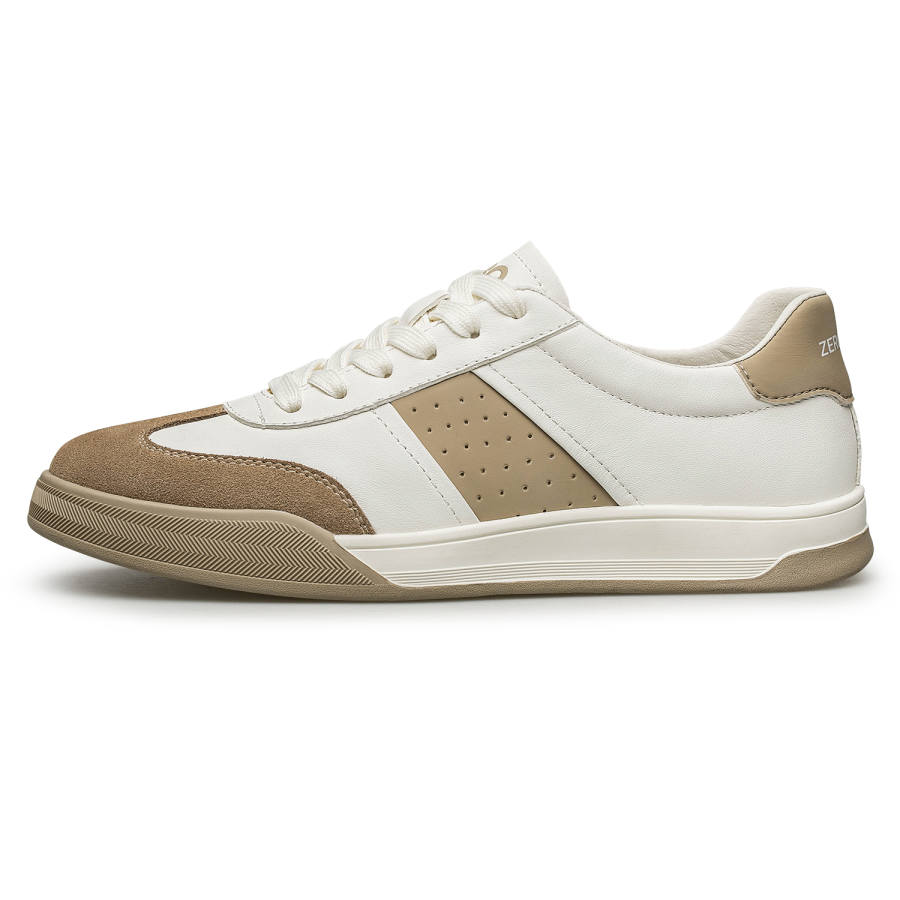 ZRO German Army Trainers Men's Low Top White Khaki/White Blue/White Red