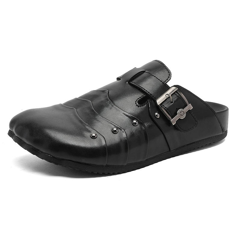 SOBB Abrasion Resistant Slip Resistant Abrasion Resistant Slip Resistant Closed Toe Slippers Unisex Black