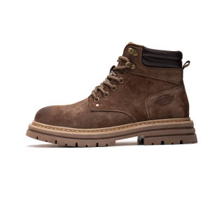 Meixi Top Grain Pig Leather Combat Boots Men's