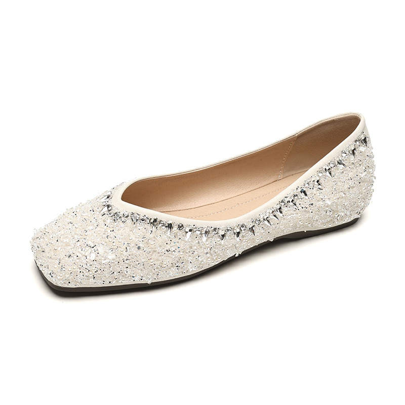 QITUMAUL Microfiber Leather Casual Shoes Women's Apricot