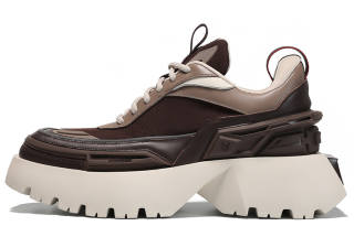 OGR Square Toe Collection Platform Shoes Unisex Detroit Brown