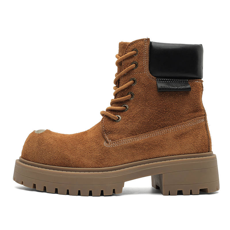 ZHENRAN ZHENRAN Combat Boots Unisex Yellow