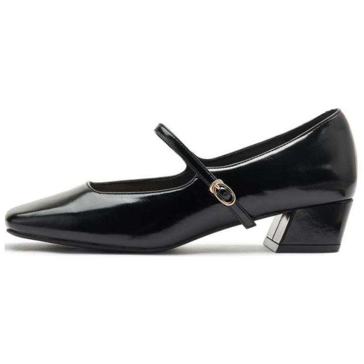 TOOMANYSHOES Chunky Heel Mary Jane Shoes Women's