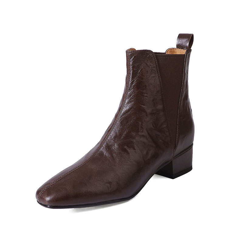 Echo&yolo Sheepskin Ankle Boots Women's