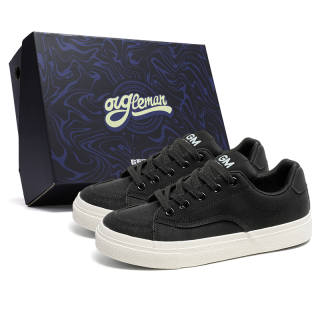 OUGLEMEN Slip Resistant Balance Slip Resistant Balance Low top Skateboard Shoes Men's