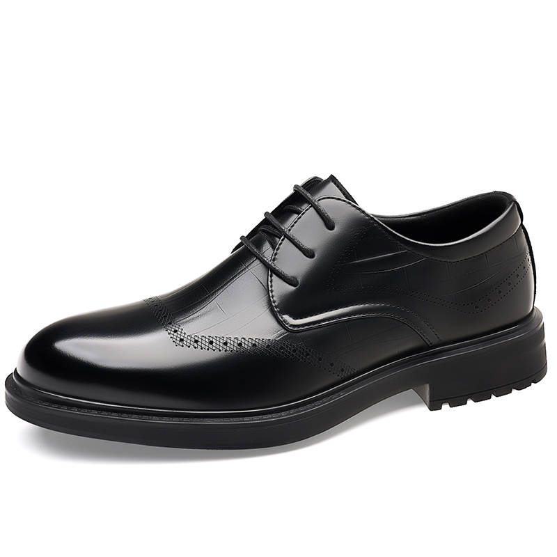 PEHL Cow Split Leather Men's Casual Leather Shoes