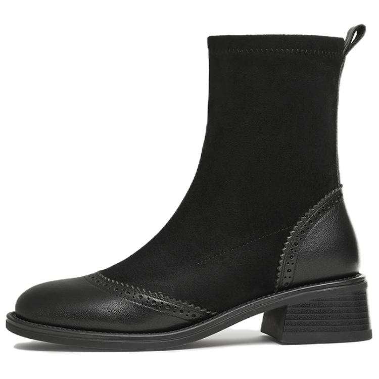 BATA BATA Ankle Boots Women's Solid Color