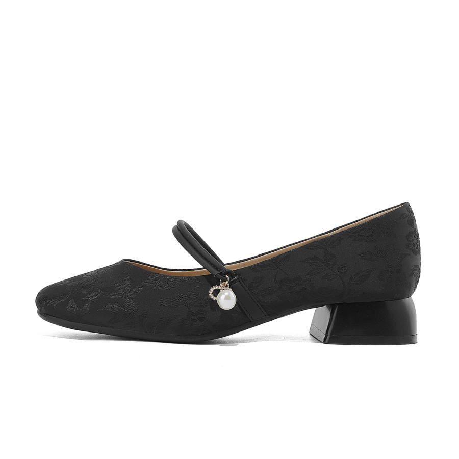 DAPHNE DAPHNE Chunky Heel Mary Jane Shoes Women's
