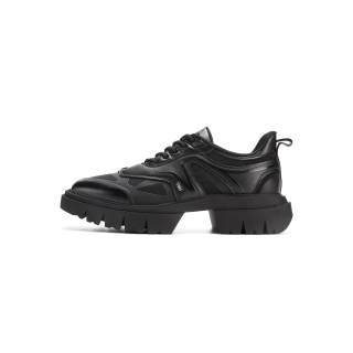 Untitlab Pu Low top Platform Shoes Unisex Black
