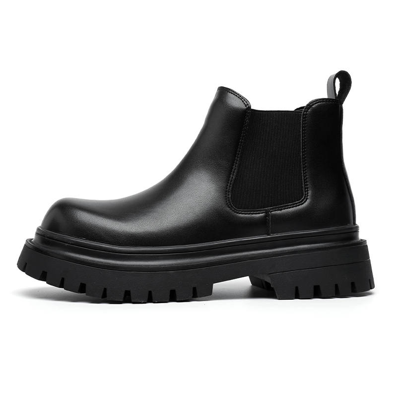 PINYI PINYI Short Chelsea Boots Men's Black