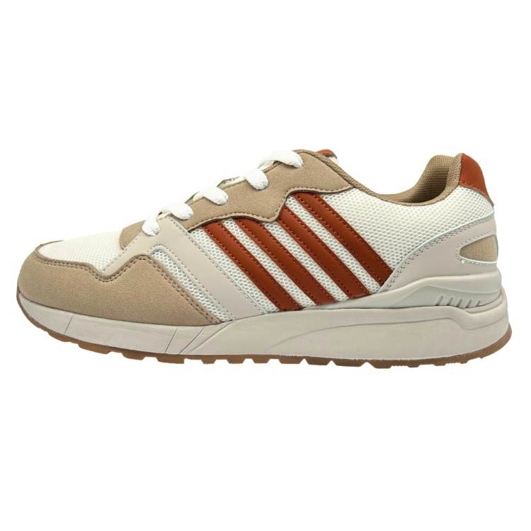 QIANJIN Classic Vintage Casual Shoes Men's Khaki