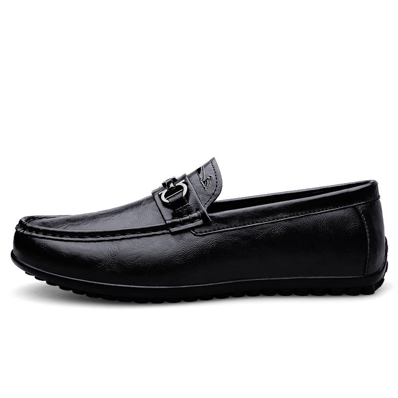 YINGLUNQISHI Top Grain Cow Leather Casual Shoes Men's