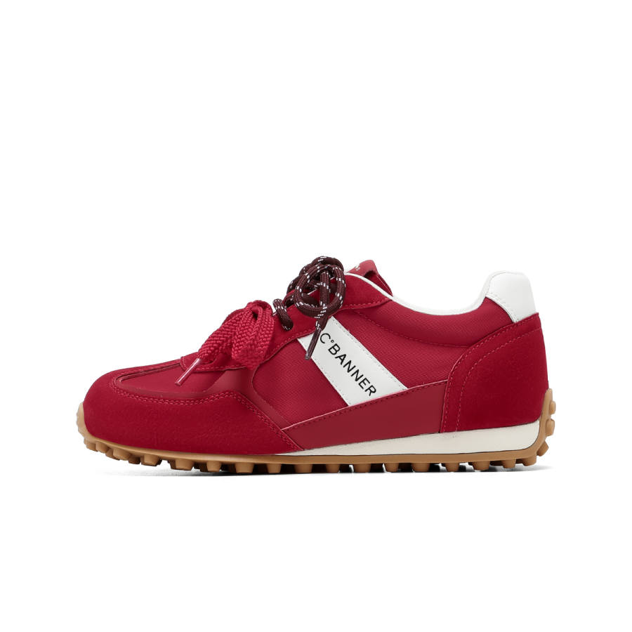 C°BANNER Pig Split Leather Low top Casual Shoes Women's