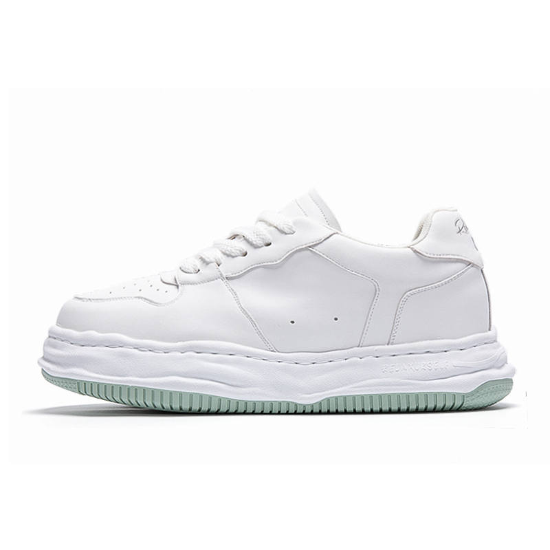 RELAXURSELF Low top Skateboard Shoes Unisex White