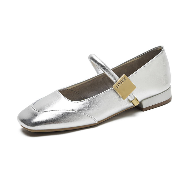 ZUOMILUO Microfiber Leather Block Heel Mary Jane Shoes 2cm Women's