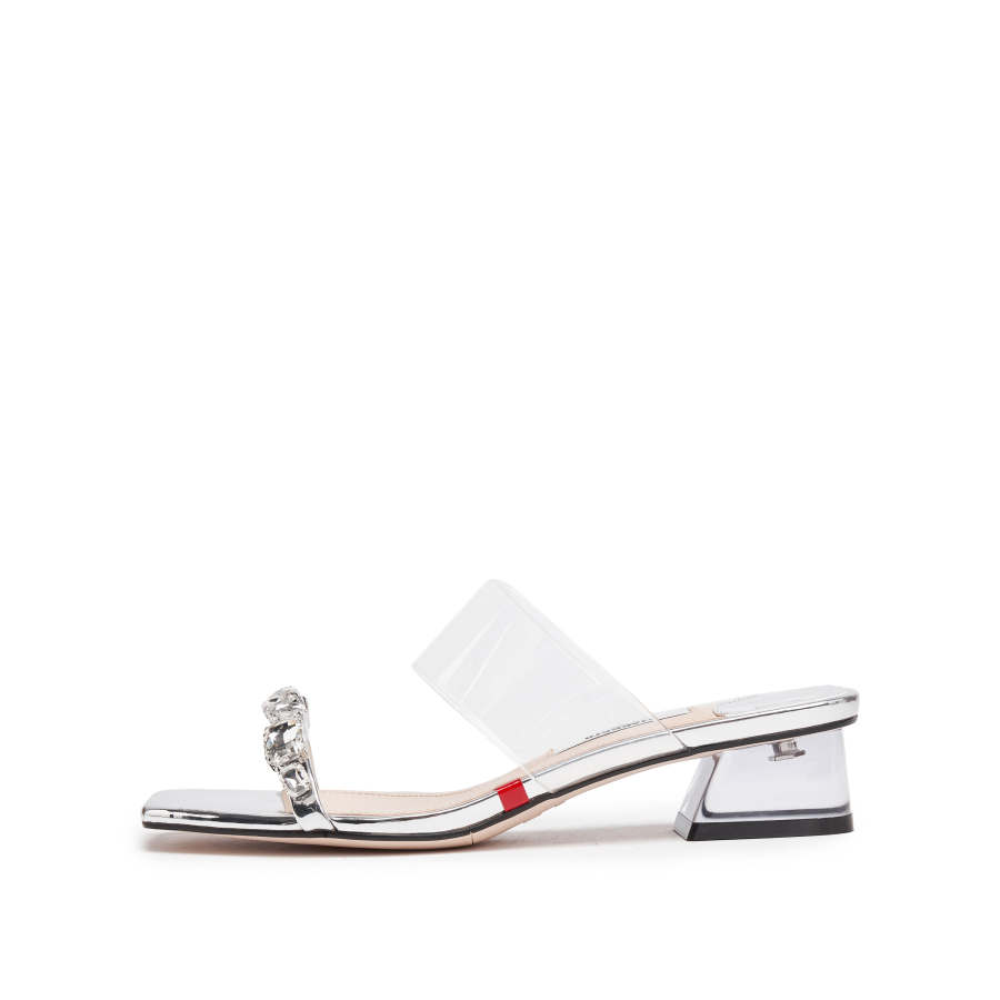 Staccato Quick Dry Quick Dry Slide Slippers Women's Clear Silver