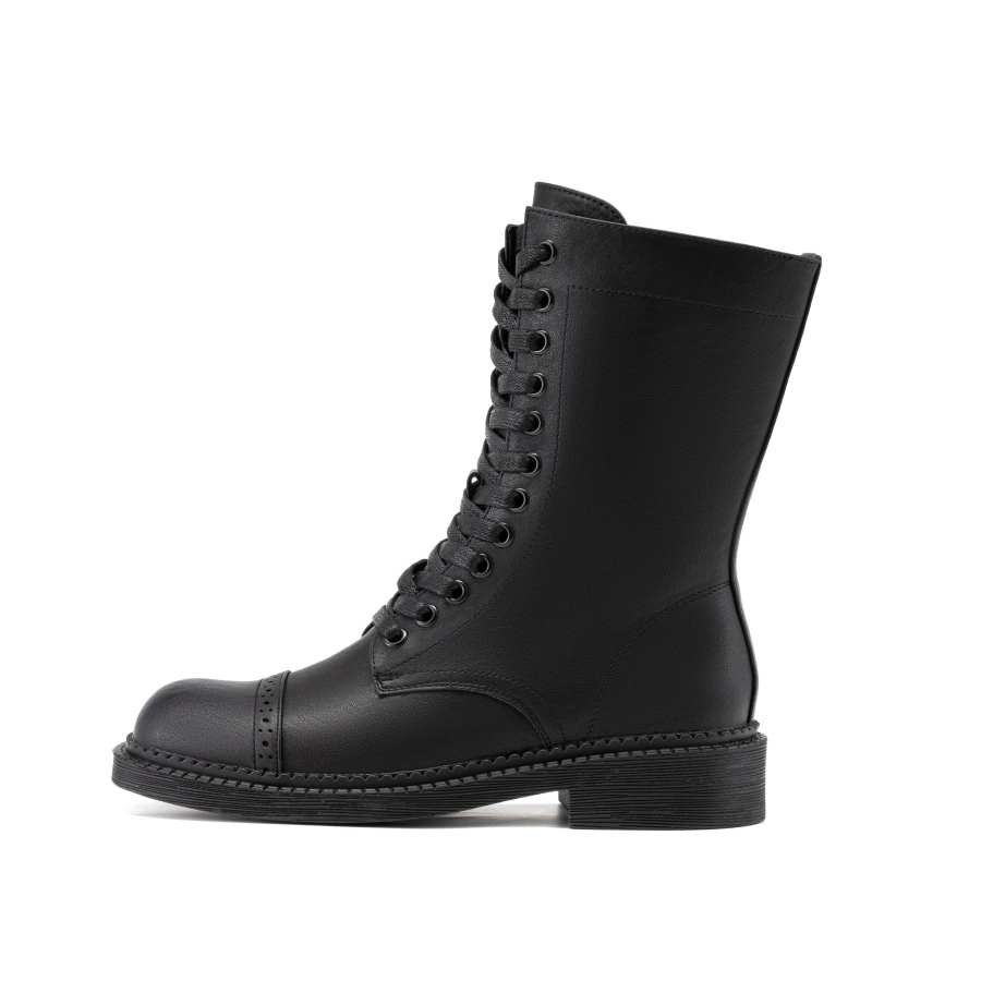 AOKANG AOKANG Crew Combat Boots Women's Black