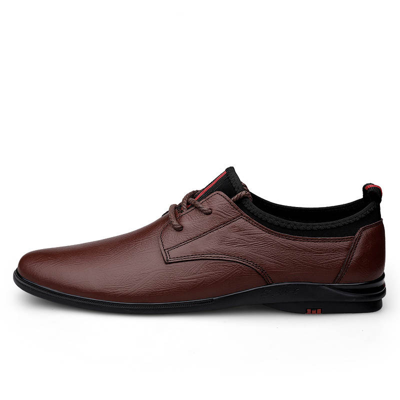 YINGLUNQISHI Casual Shoes Men's Brown