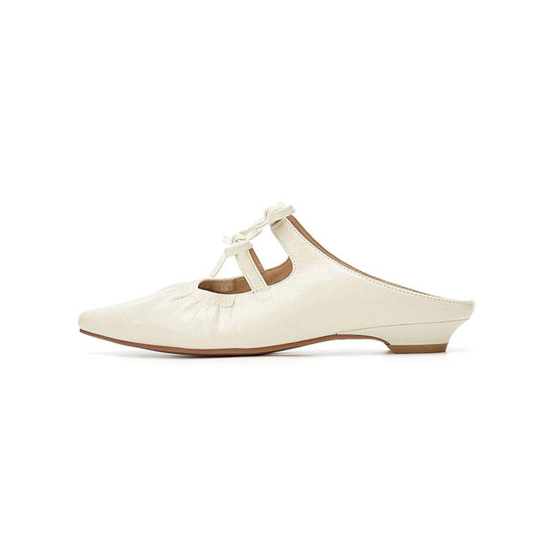 DAPHNE DAPHNE Rubber Sole Quiet Closed Toe Slippers Women's