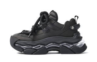 VINYVIOLA Cushioning Height Increasing Low top Chunky Sneakers Women's