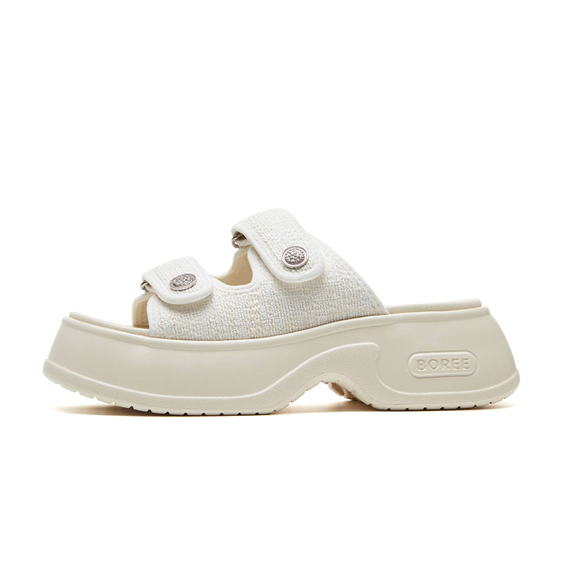 BOREE BOREE Slide Slippers Unisex Joyful White/Cool Black