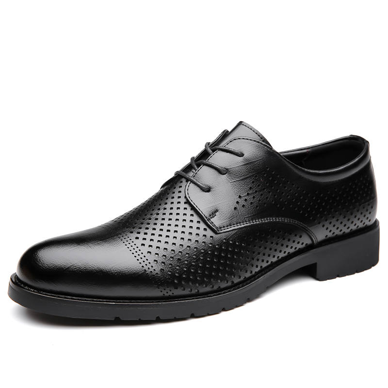 CITONGXIANSHENG Cow Leather Casual Shoes Men's Black