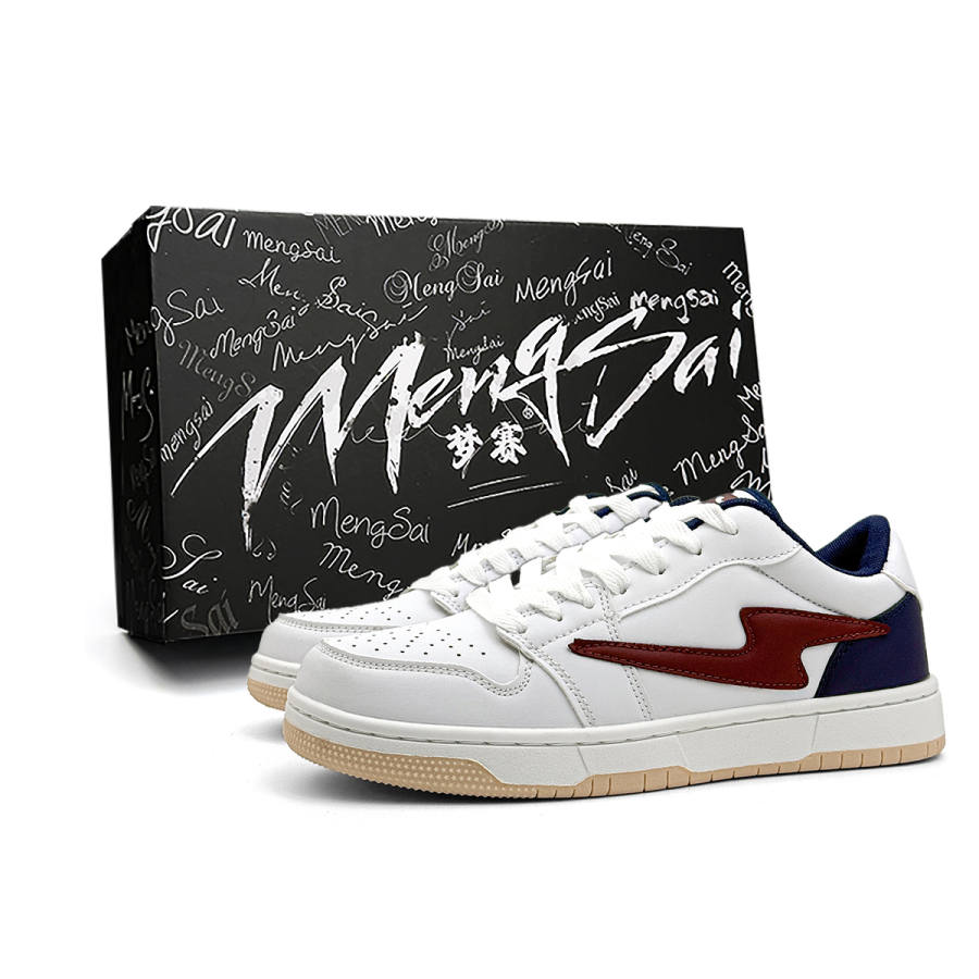 Mengsai Slip Resistant Abrasion Resistant Slip Resistant Abrasion Resistant Low top Skateboard Shoes Unisex