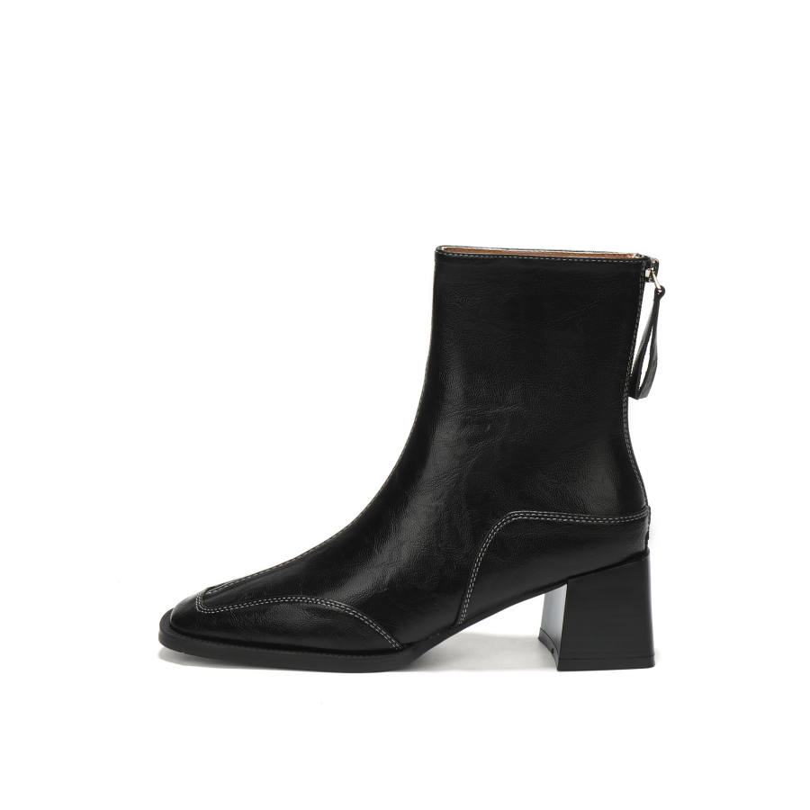 Zubumei Microfiber Leather Ankle Boots Women's