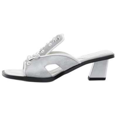SUGARSU Rubber Sole Skeleton Abrasion Resistant Abrasion Resistant Slide Slippers Women's