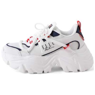 Elle Active Fabric Low top Chunky Sneakers Women's White