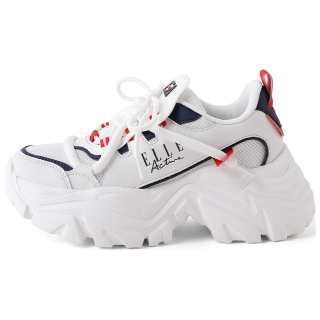 Elle Active Fabric Low top Chunky Sneakers Women's White