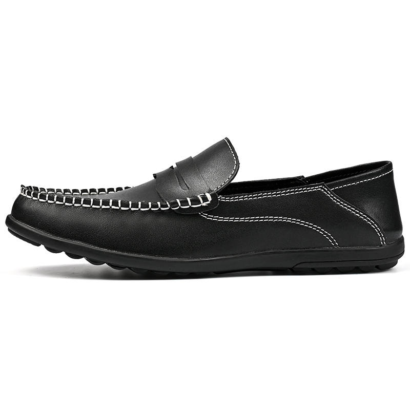 GONGNIUMEILI Loafers Men's Black/Gray