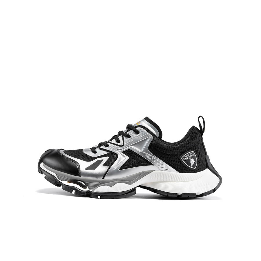 AUTOMOBILI LAMBORGHINI Low top Chunky Sneakers Men's Black