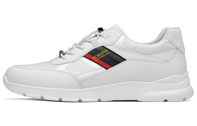 ROBERTA DI CAMERINO Cow Leather Low top Casual Shoes Men's White