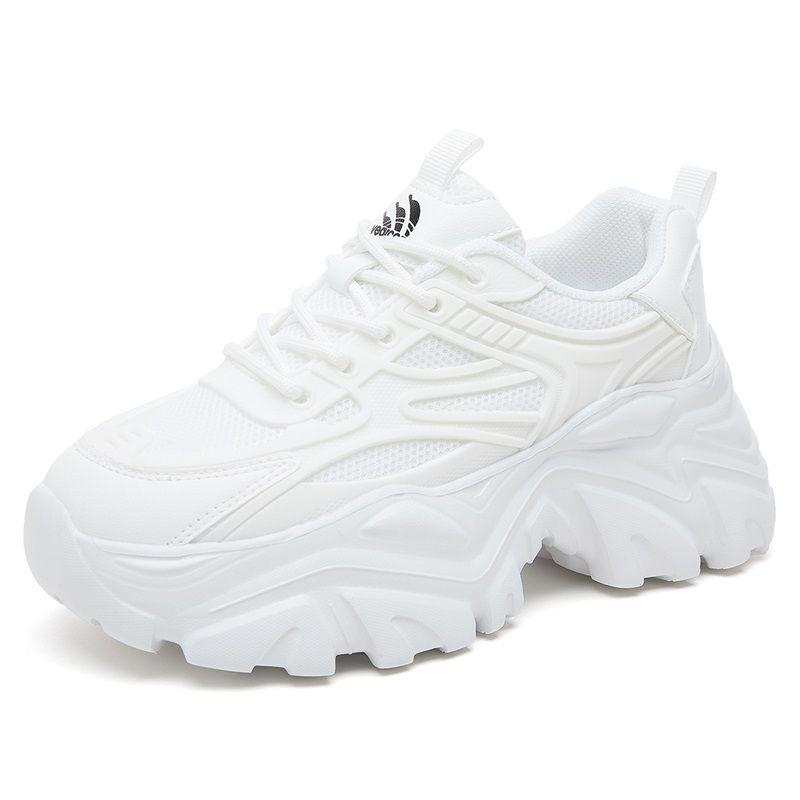YEARCON Synthetic Leather Low top Chunky Sneakers Women's