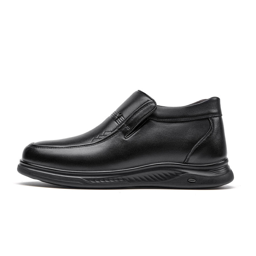 Spider King Fleece Lined Comfortable Casual Shoes Men's Black