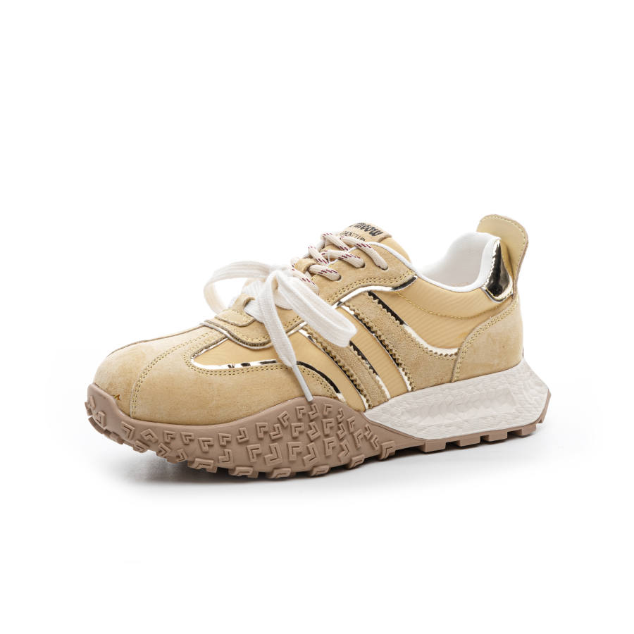 POOQ Pigskin Slip Resistant Slip Resistant Low top Casual Shoes Women's