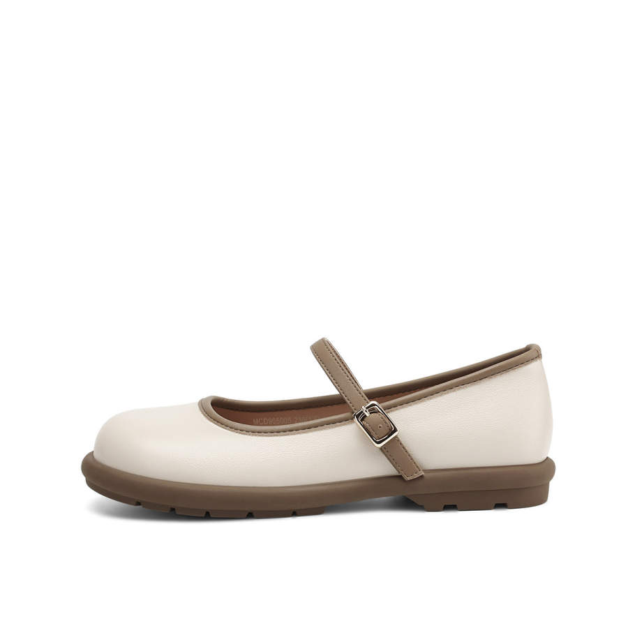 BOERDIQI Top Grain Cow Leather Mary Jane Shoes Women's