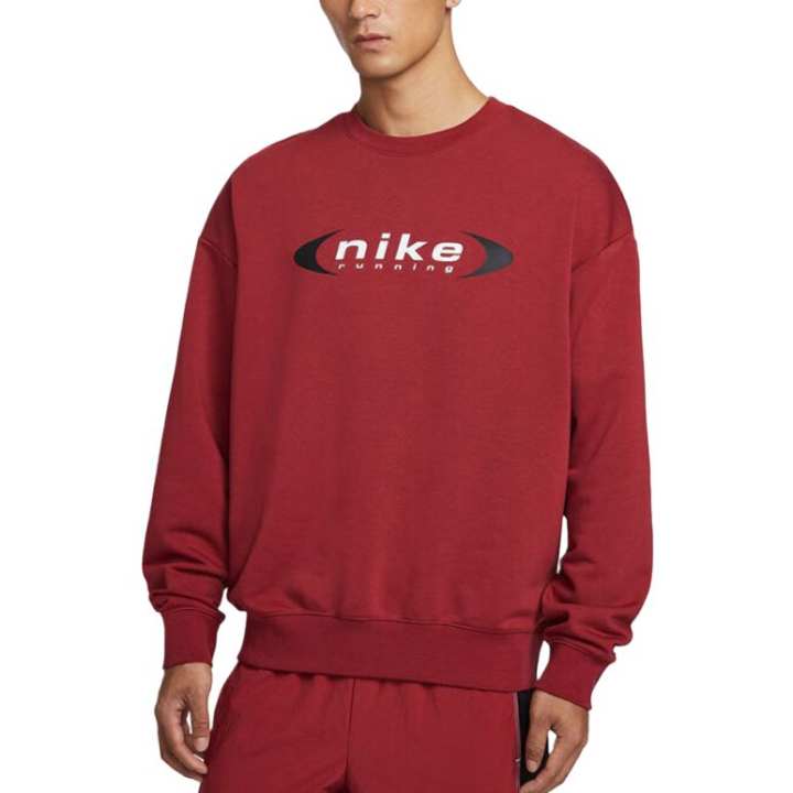 Nike Nike Sweatshirts Men's Red Crew Neck Moderate