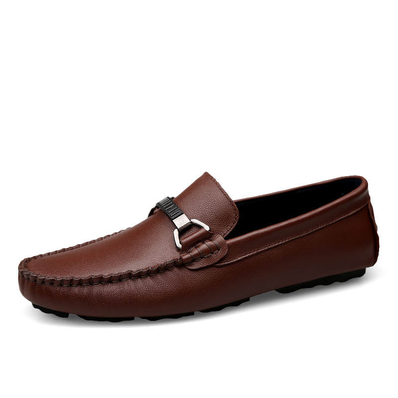 PLAY COBBLER Cow Split Leather Gommino Loafers Men's