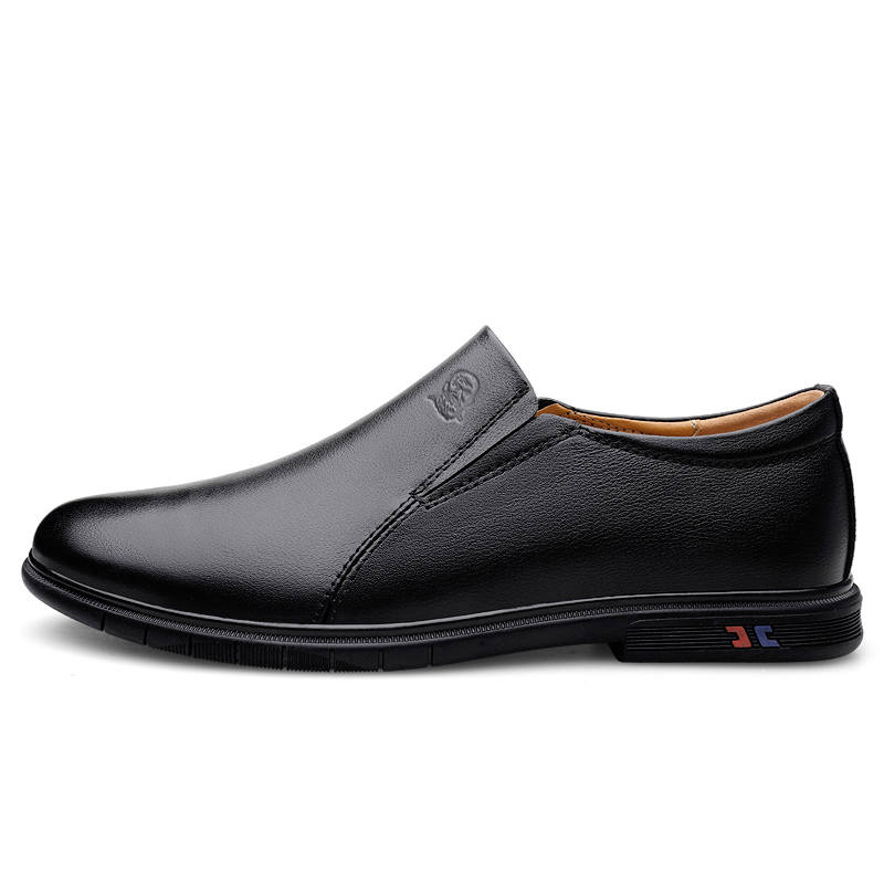 LAORENTOU Top Grain Cow Leather Men's Casual Shoes Men's