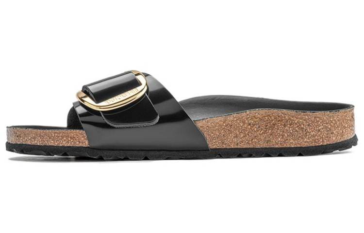 Birkenstock Madrid Slide Slippers Women's Black Narrow